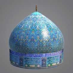 مدل سه بعدی گنبد مسجد امام اصفهان - 3