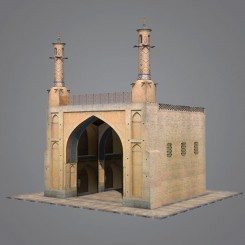 مدل سه بعدی منارجنبان اصفهان