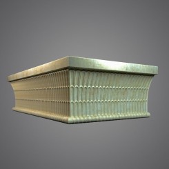 مدل سه بعدی تاج سردرب کاخ تخت جمشید