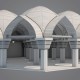 مدل سه بعدی کاربندی و سقف شبستان - 4