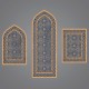 مدل سه بعدی درب و پنجره سنتی ایرانی - 6