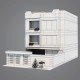 مدل سه بعدی نمای ساختمان- 1